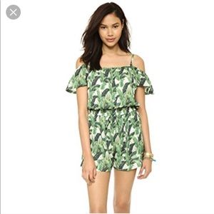 Rebecca Minkoff Palm Romper XS 🌴